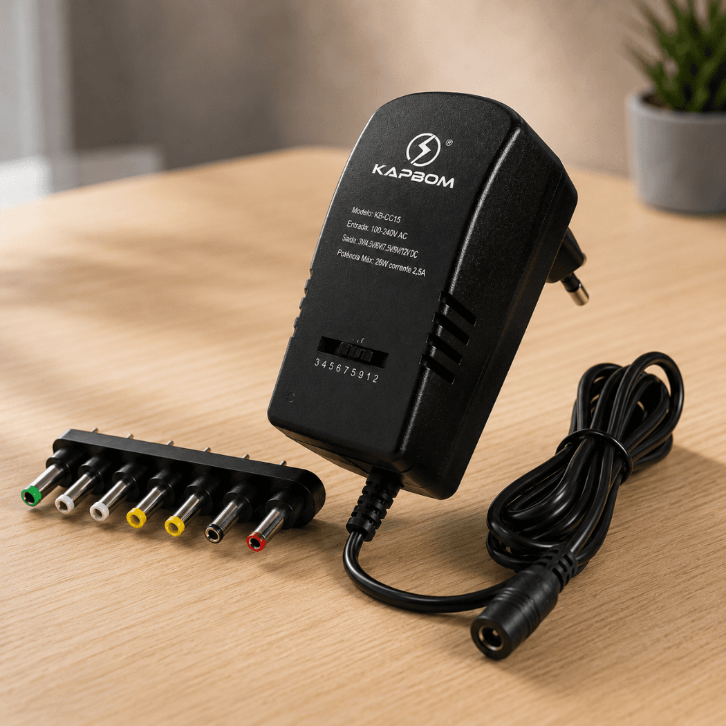 Fonte Alimentação Regulada Universal 12V 8 KAP-C115
