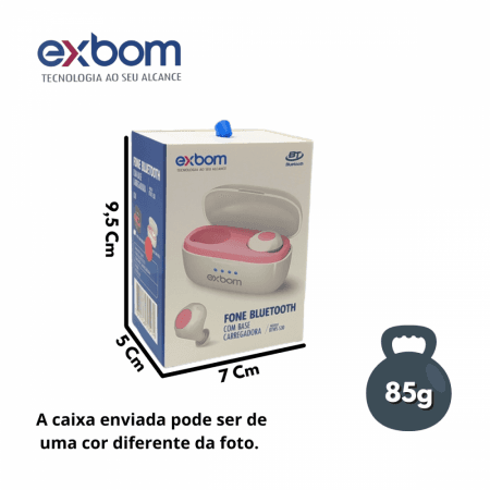 Fone Ouvido Intra Auricular Bluetooth Case BTWS-S30