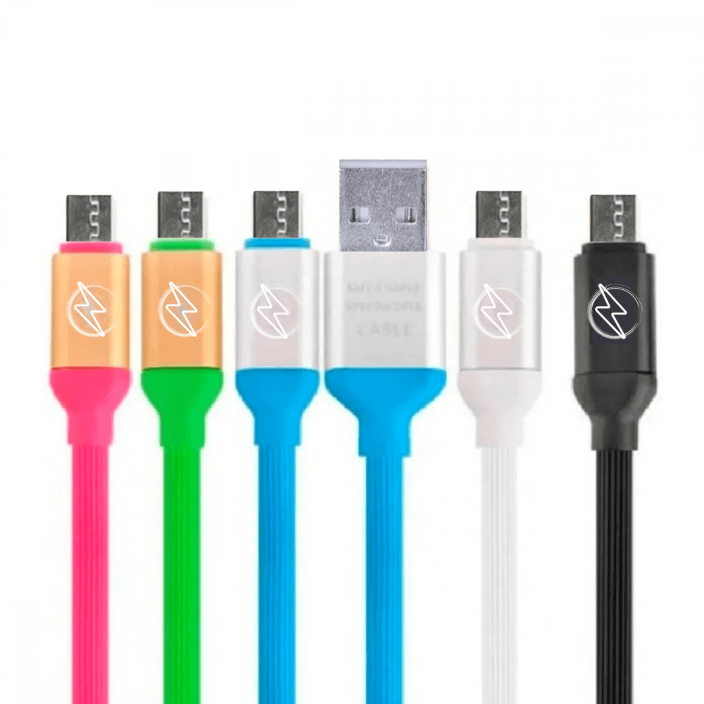Cabo Dados USB V8 Emborrachado Colorido 1 2 KAP-311-V8