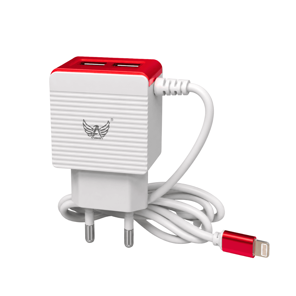 Carregador Completo 3 1A 02 Portas USB Cabo Fixo AL-5015-5G
