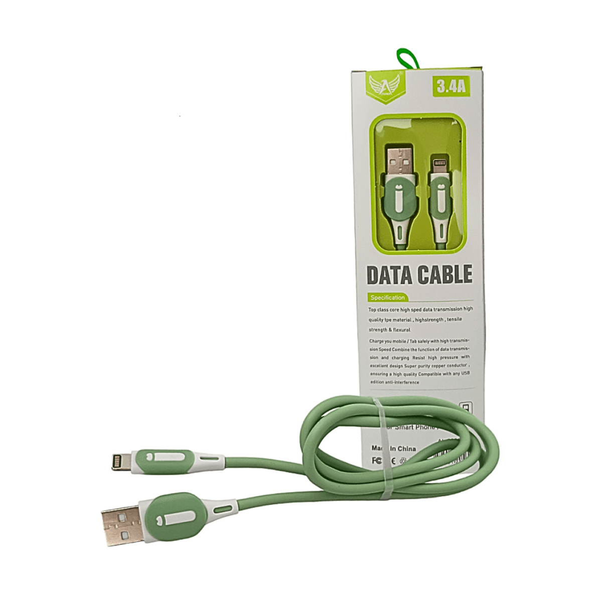Cabo dados 3 4A 1 metro USB Lightning AL-2056-5G