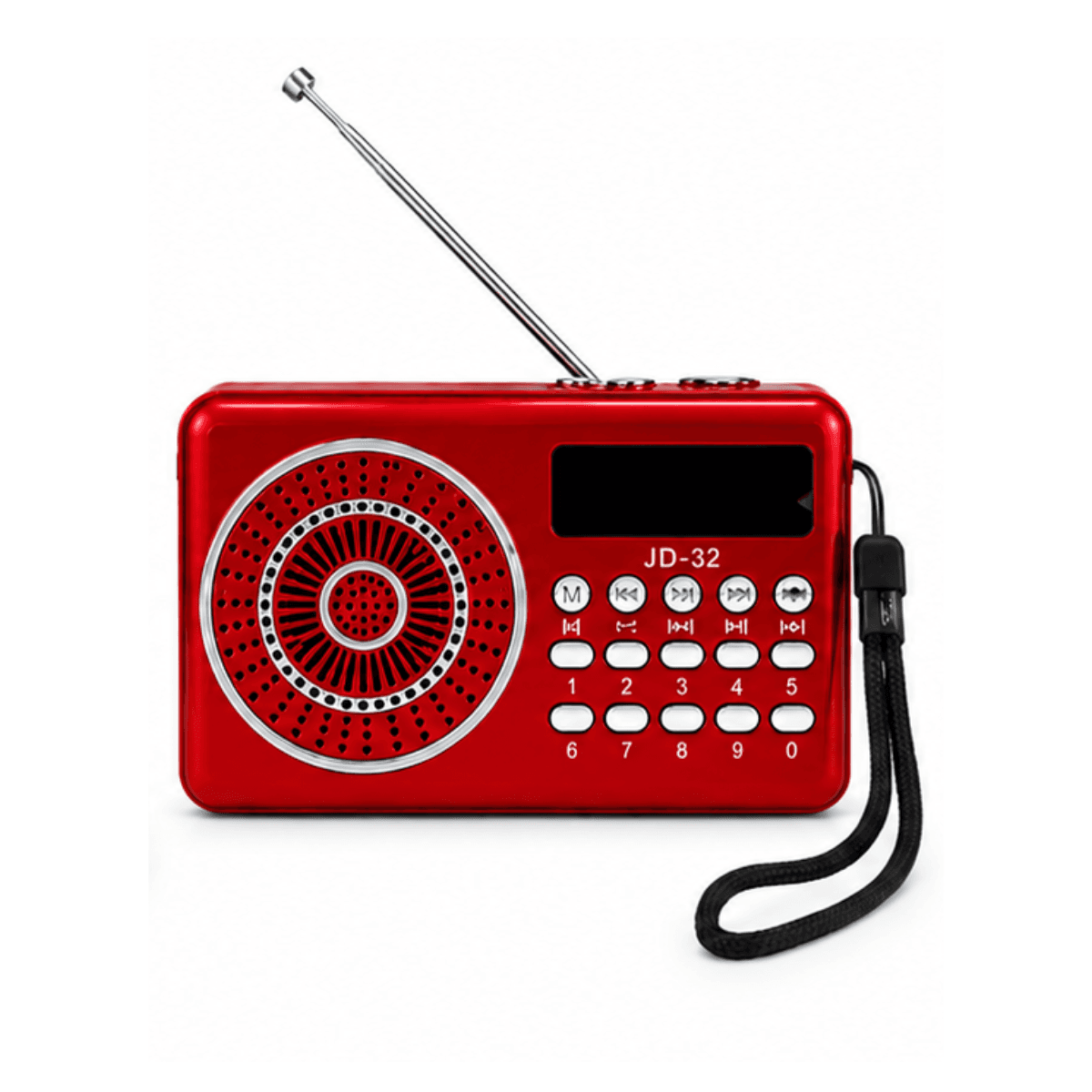 Rádio Retrô Digital FM USB com Alça JD-32