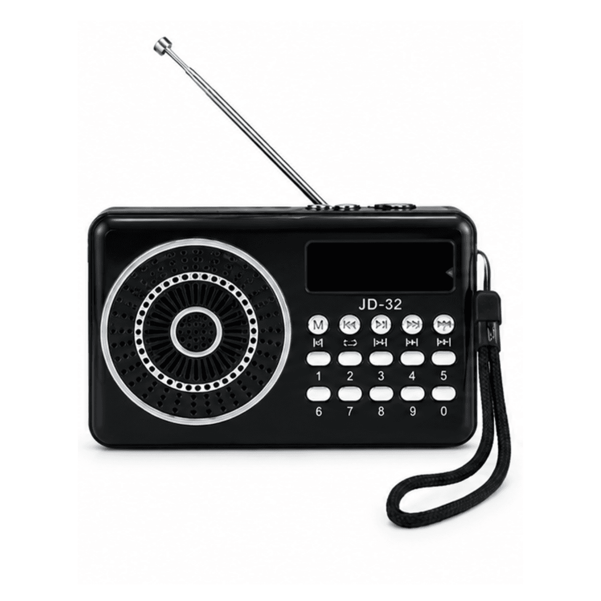 Rádio Retrô Digital FM USB com Alça JD-32