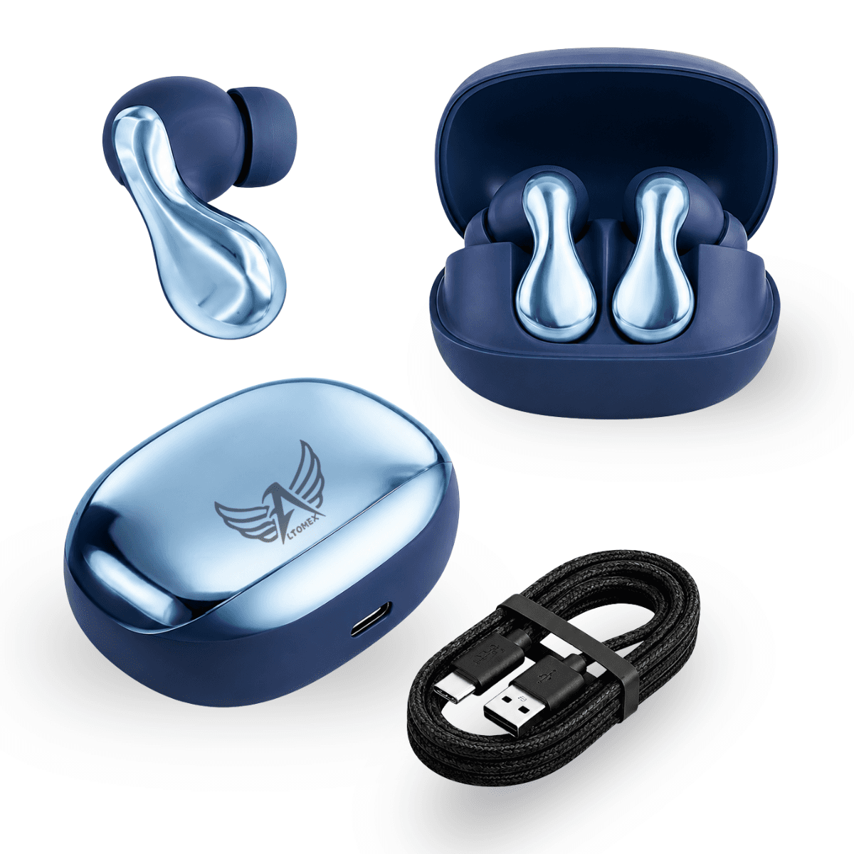Fone Ouvido Bluetooth V6 0 Case Carregamento PRO J-91PRO