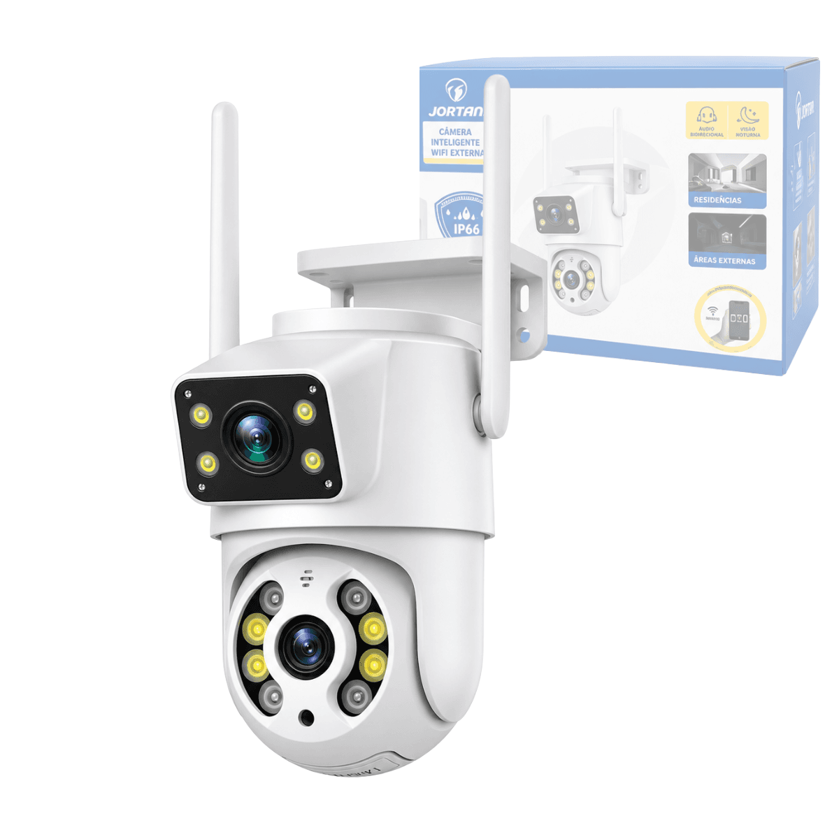 Câmera Segurança Externa Lente Dupla Wifi Ptz 360 JT-8660 — default