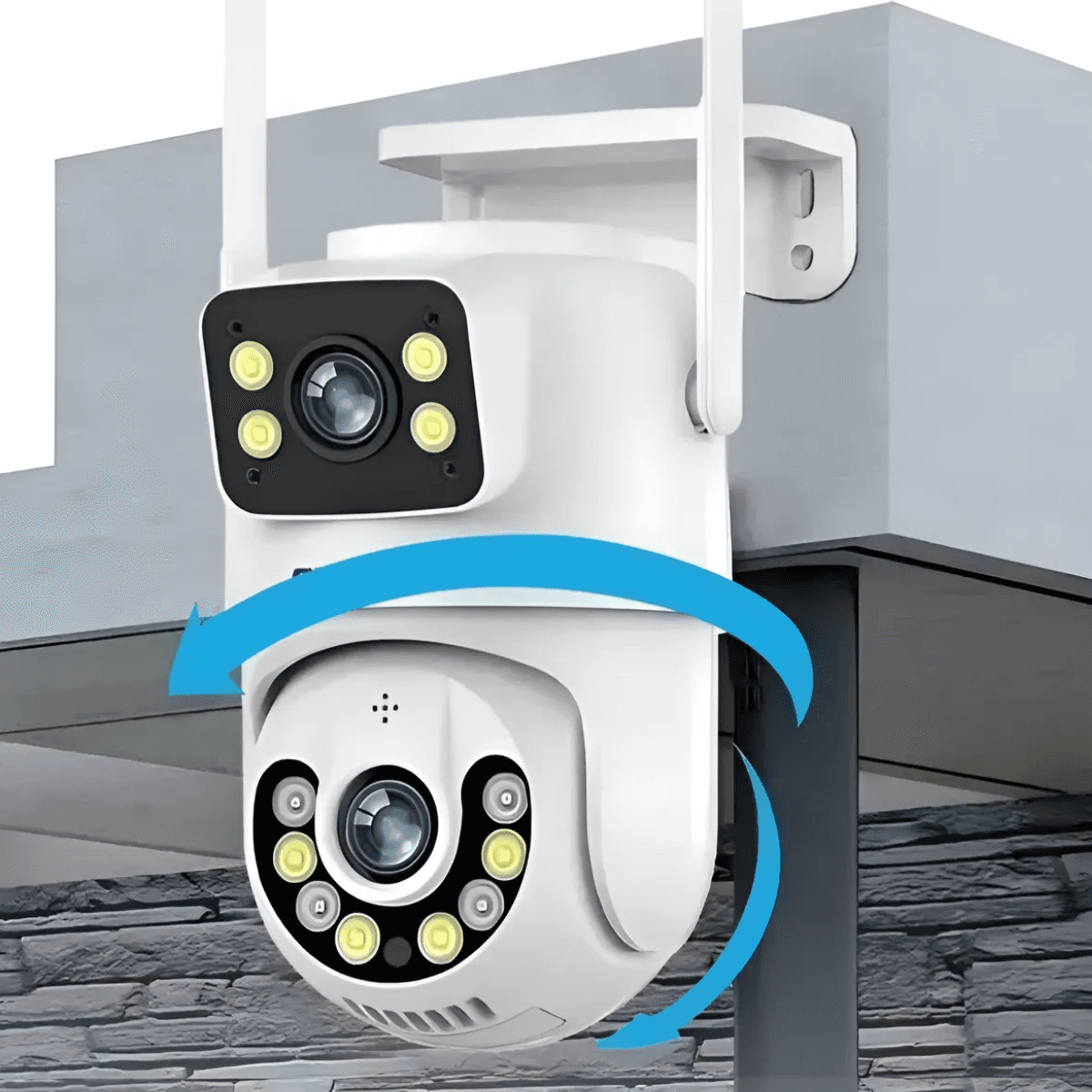 Câmera Segurança Externa Lente Dupla Wifi Ptz 360 JT-8660