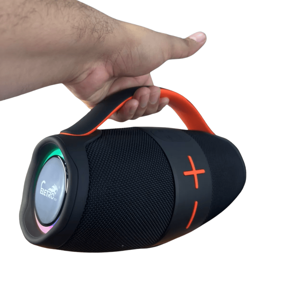 Caixa Som Bluetooth Portátil Prova D agua 100W LED EL-1093