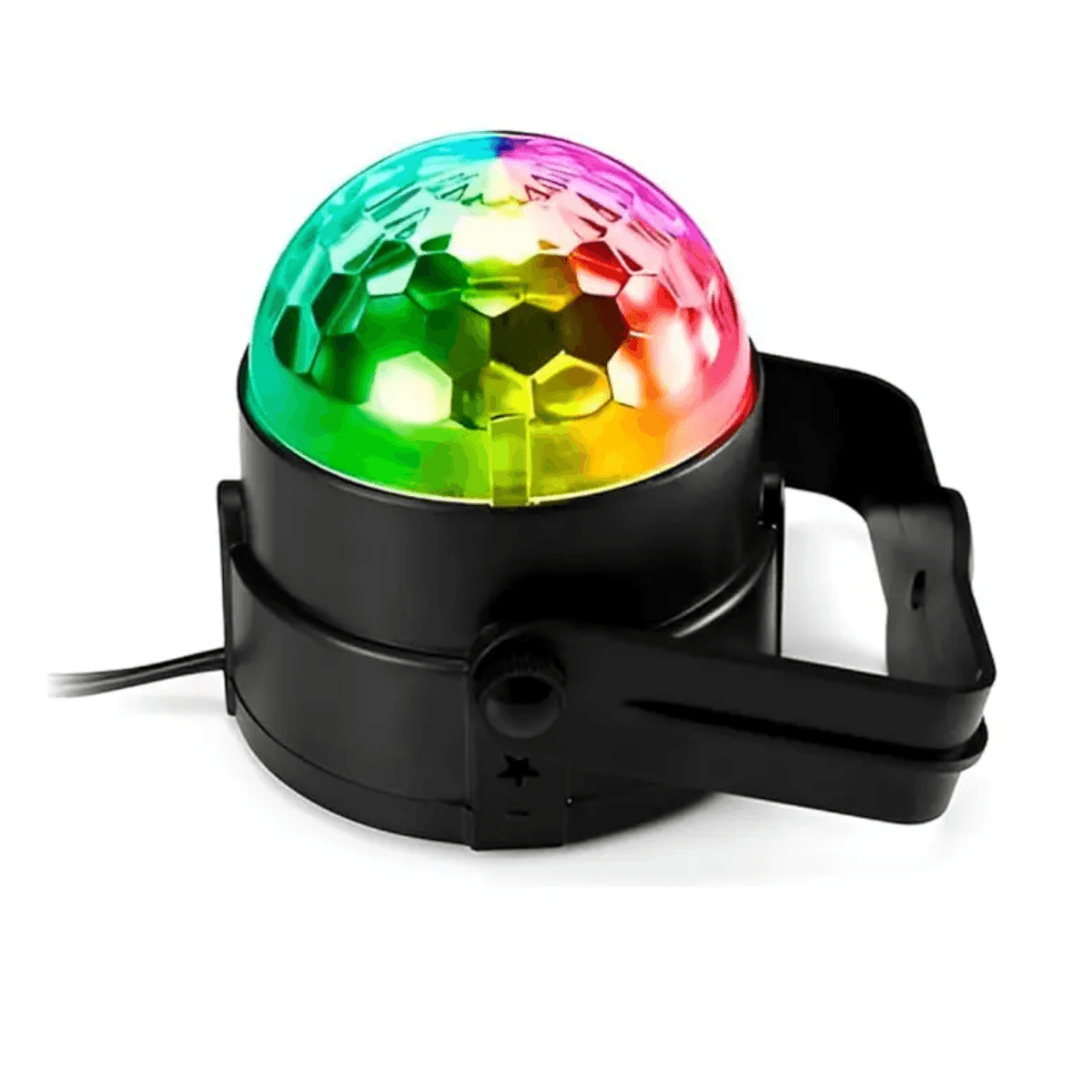 Mini Globo Jogo Luz Giratorio USB Festa Led RGB AL-L10