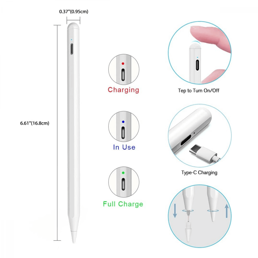 Caneta Touchscreen 2 0mm Stylus Universal Celular EL-1840