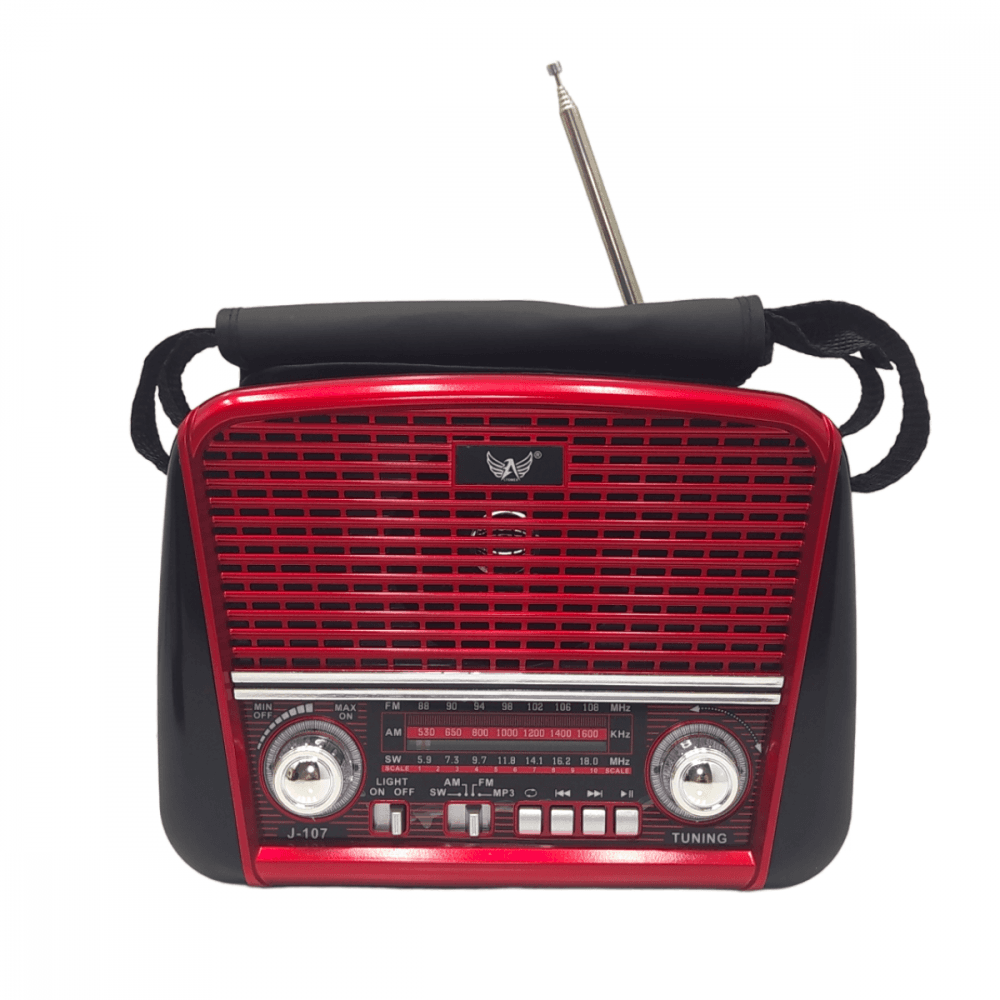 Rádio Retro 3W Bluetooth 5 1 Lanterna Alça JD-107