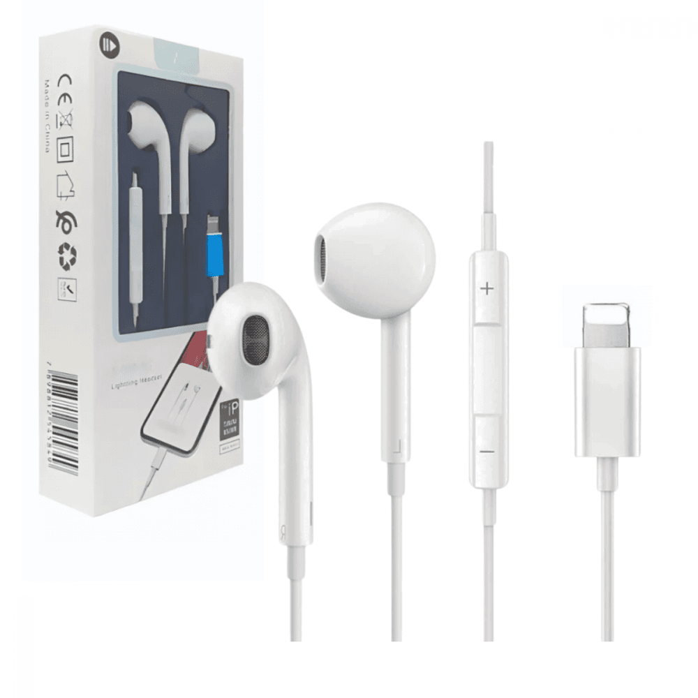 Fone Ouvido Fio Controle Volume Conexão Lightning A-908-5G — default