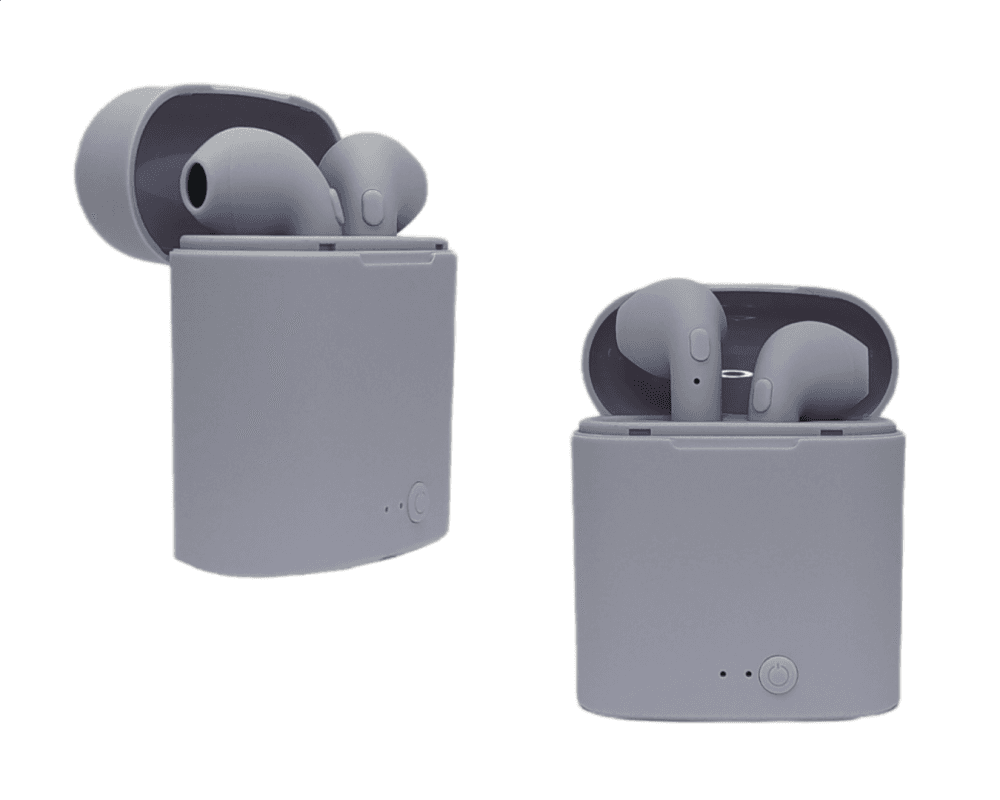 Fone Ouvido Auricular Color Sem Fio Tws Bluetooth i7sColor — Cinza