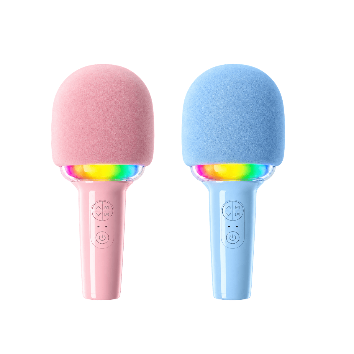 Caixa Som Microfone Musical LED RGB AL-929