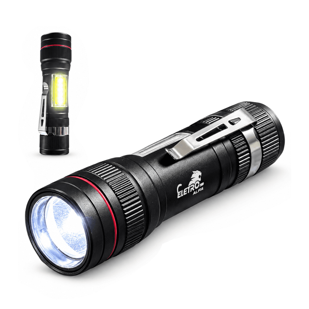 Lanterna Recarregável Zoom Telescópico COB XPE LED EL-2706 — default
