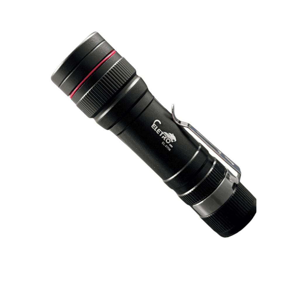 Lanterna Recarregável Zoom Telescópico COB XPE LED EL-2706