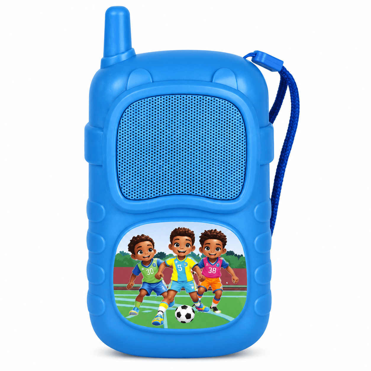 Caixa Som Infantil Portátil USB TF Alça Adesivo AL-8087