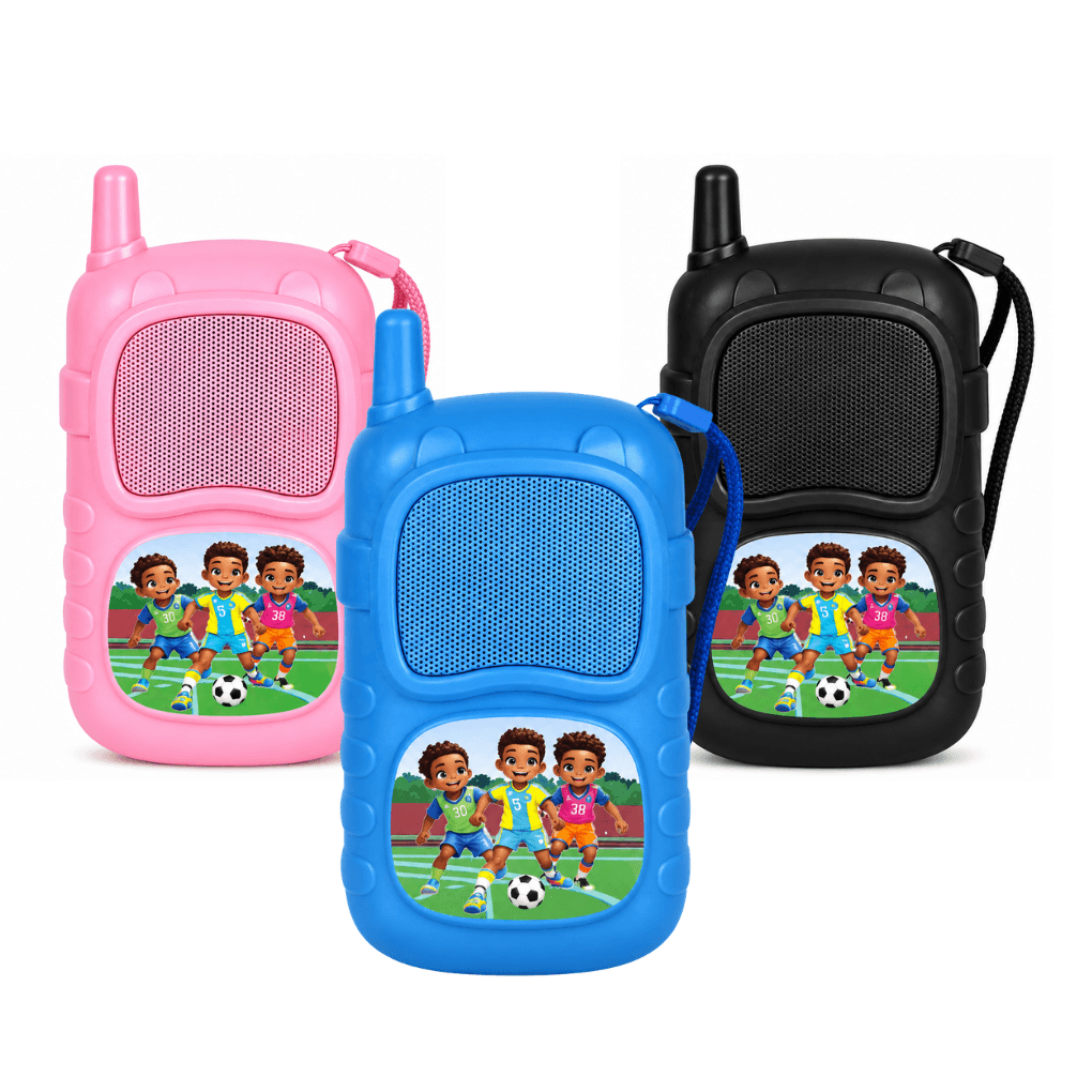 Caixa Som Infantil Portátil USB TF Alça Adesivo AL-8087