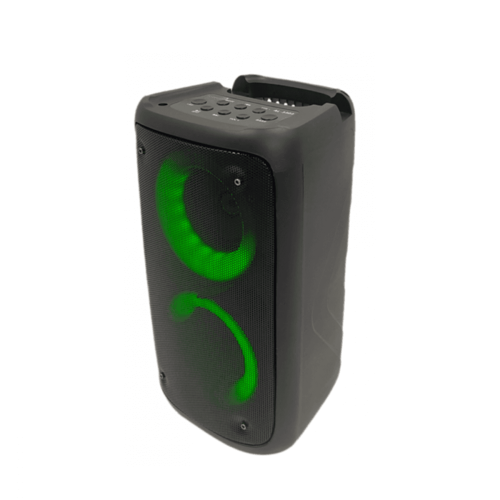 Caixa som LED Bluetooth Entrada Microfone AL-3303