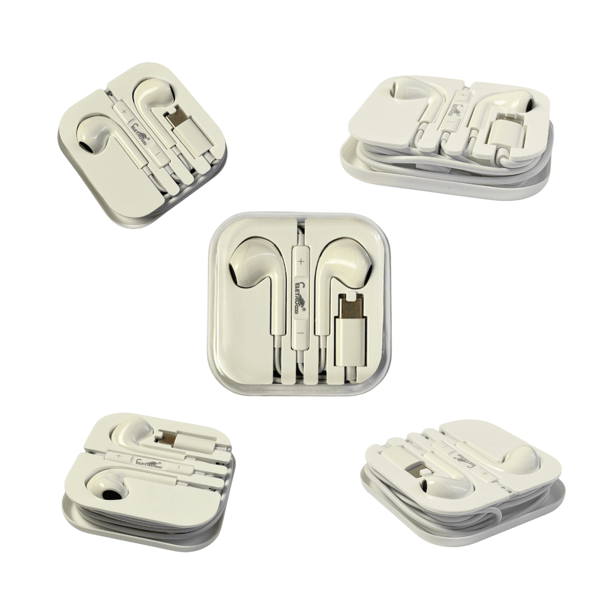 Fone Ouvido Fio USB Tipo-C Microfone Controle EL-1412-TY