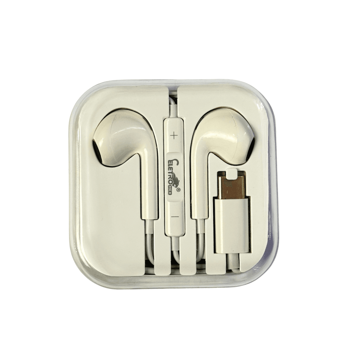 Fone Ouvido Fio USB Tipo-C Microfone Controle EL-1412-TY