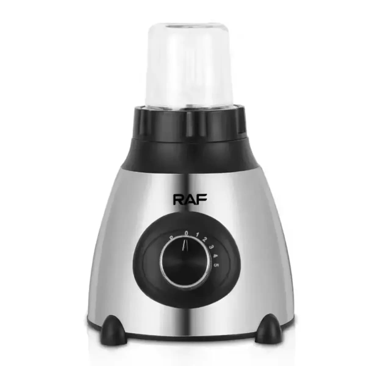 Licuadora RAF 2 en 1 de 1000 W con vaso de vidrio y moledor