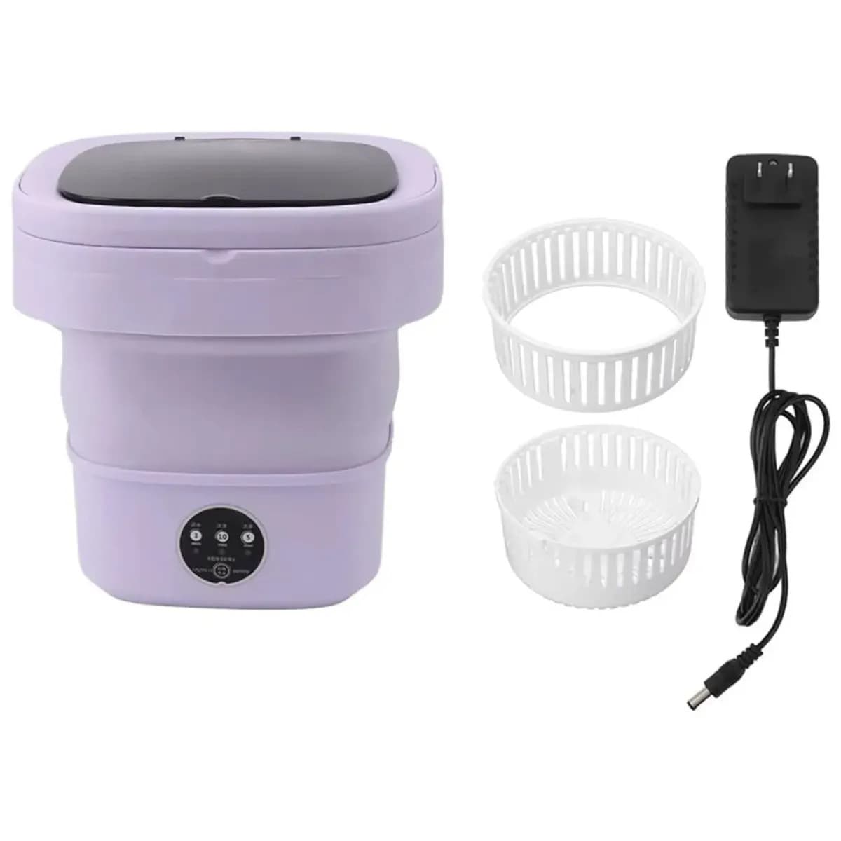 Lavadora portátil plegable de 6.5 litros