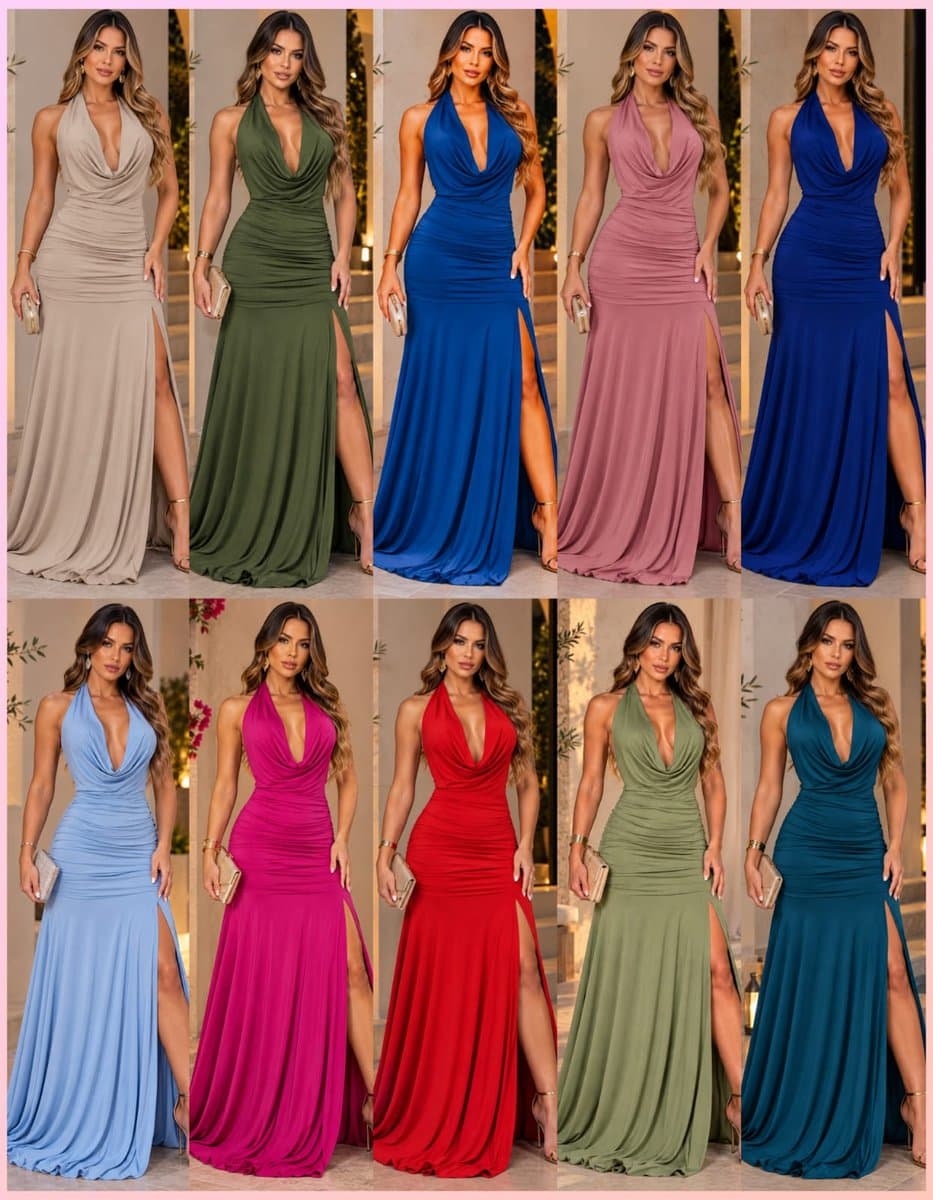 Vestido Agatha — Vestido Agatha - Azul Serenity