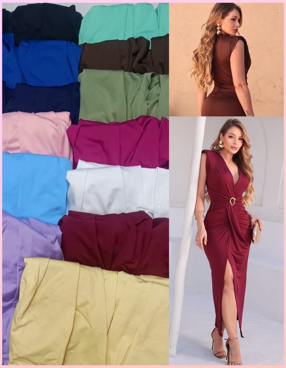 Vestido Midi Fabi — Vestido Midi Fabi - Preto