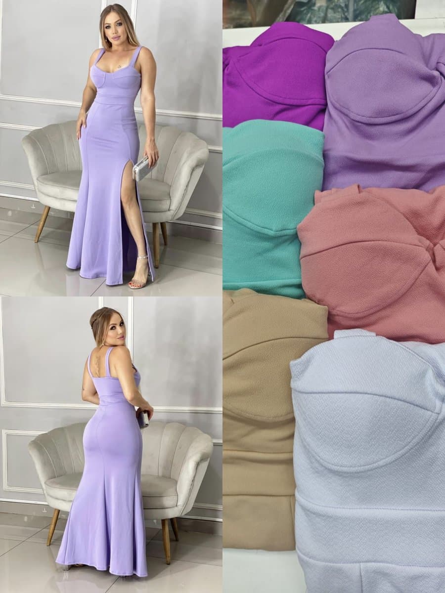 Vestido Longo de Alça