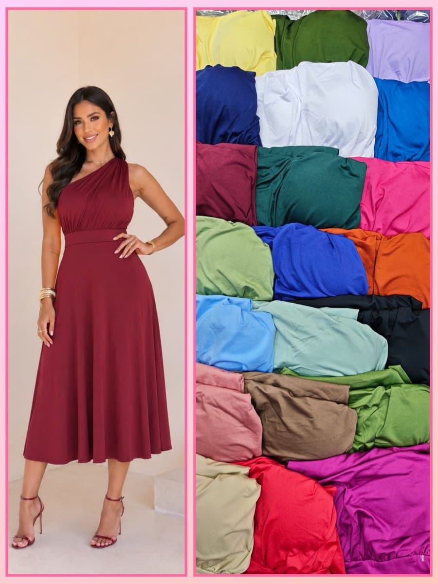 Vestido Midi Isabela — Vestido Midi Isabela - Terracota