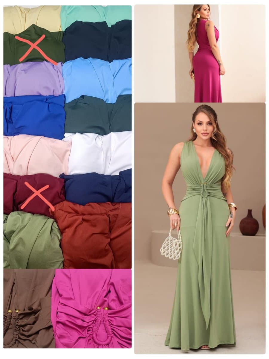 Vestido Safira — Vestido Safira - Terracota
