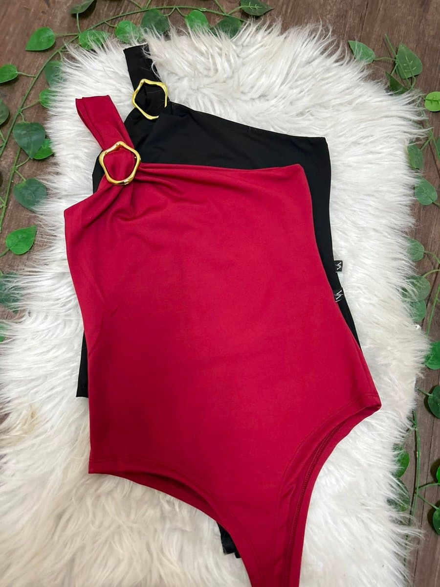 Body Poliamida — Body Poliamida - Vermelho