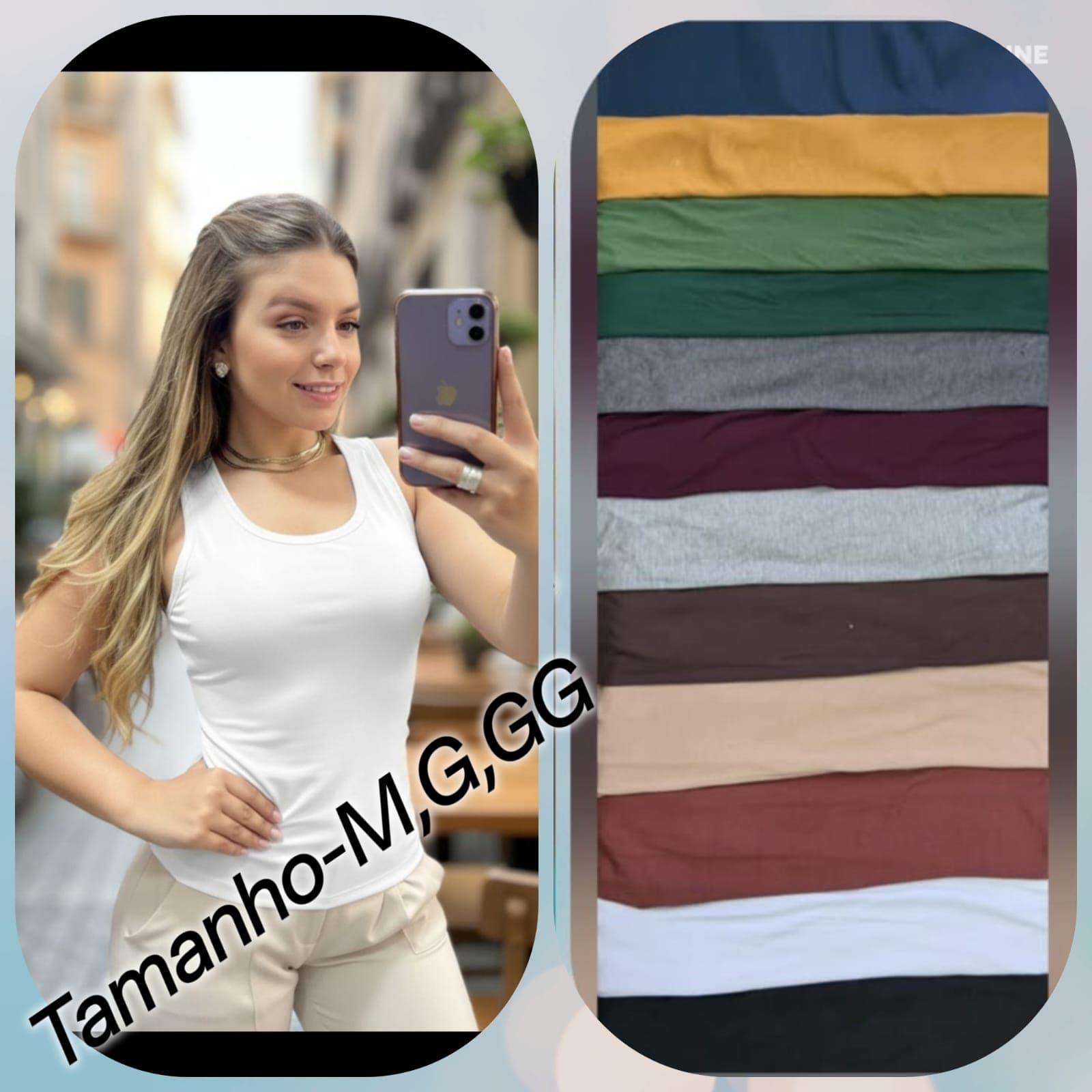 Pacote Regata Básica 30 peças — Pacote Regata Básica 30 peças - 30 peças (10 M, 10 G, 10 GG)