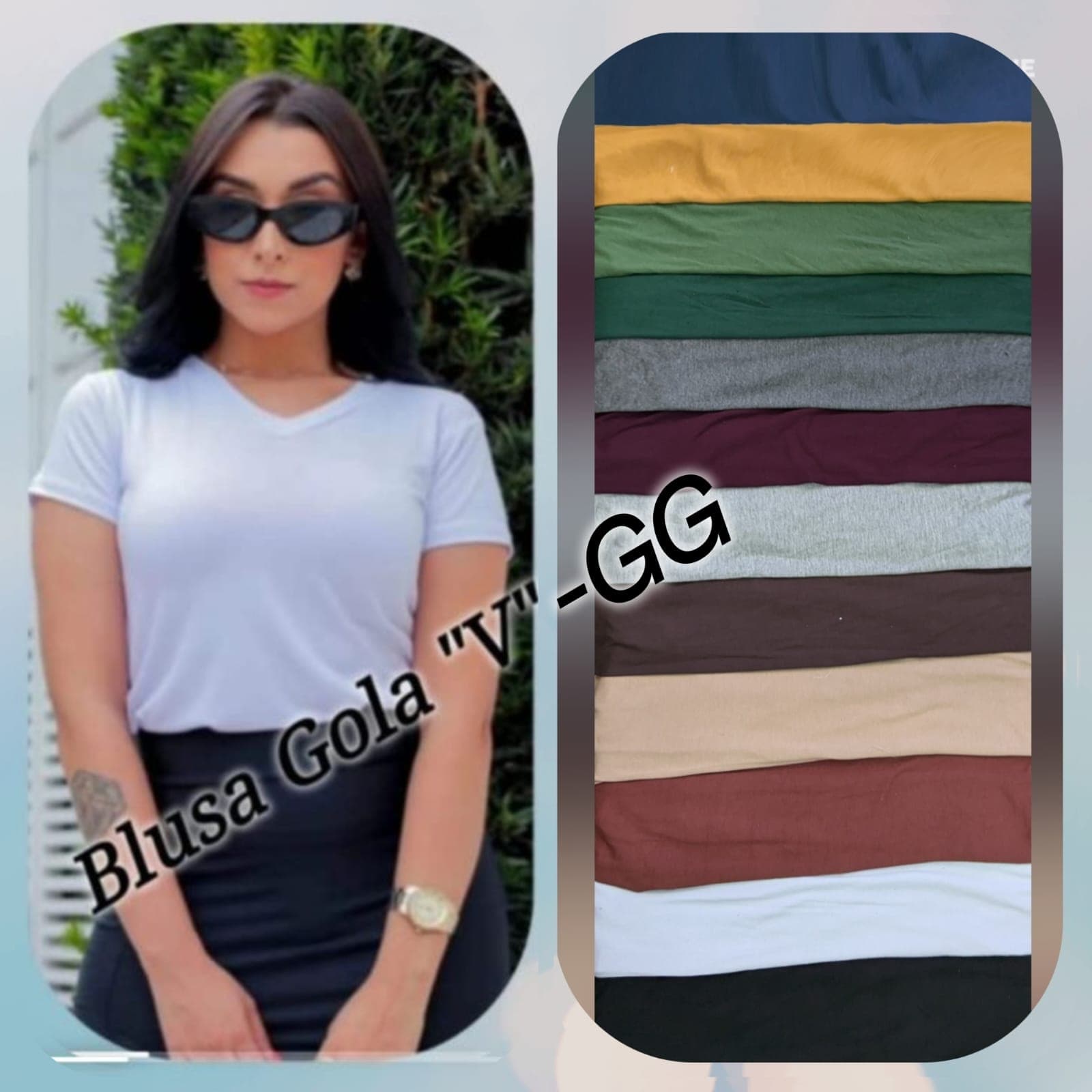 Baby Look Gola V — Baby Look Gola V - GG