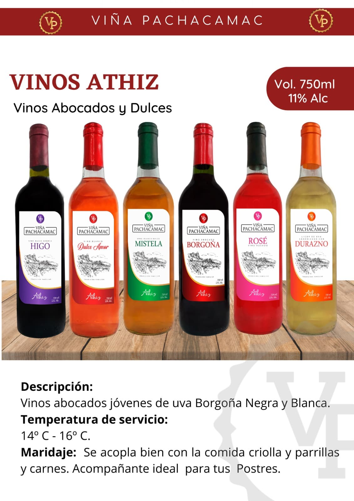 Vinos ATHIZ Abocados y Dulces