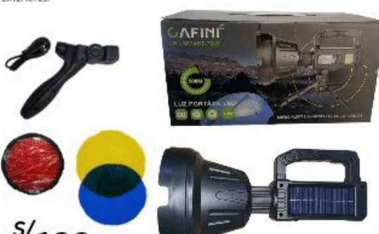 Luz portátil led
