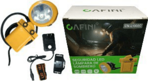 Seguridad led lámpara de sombrero