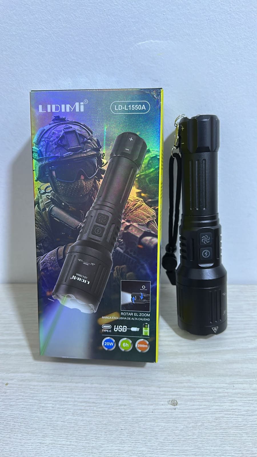 Linterna LIDIMI CON LASERR