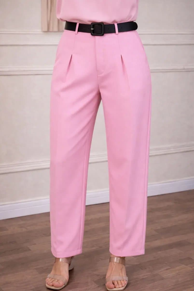 Pantalon Pliegue — Pantalon Pliegue - Camel - L