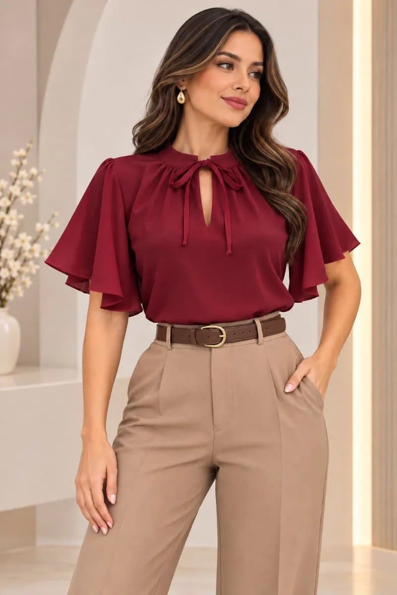 Blusa Vero — Blusa Vero - Guinda - L