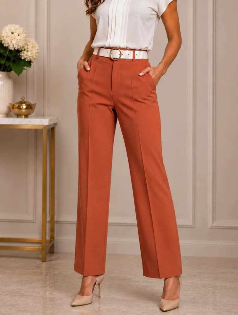 Pantalon Bella Loma — Pantalon Bella Loma - Terracota - L