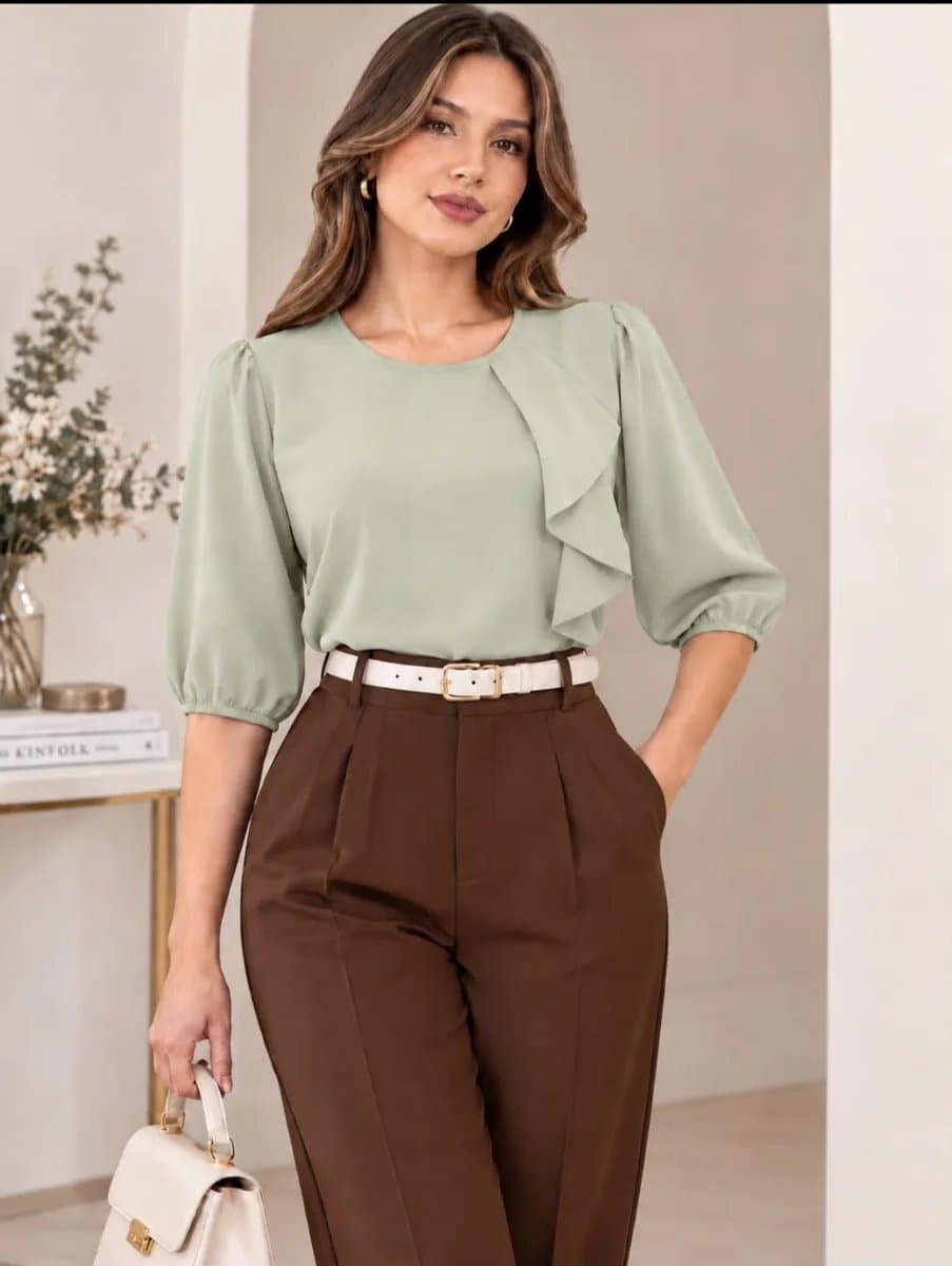 Blusa Gaya — Blusa Gaya - Verde Manzana - M