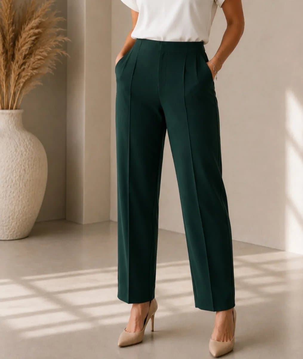 Pantalon Ivon — Pantalon Ivon - Verde botella - M