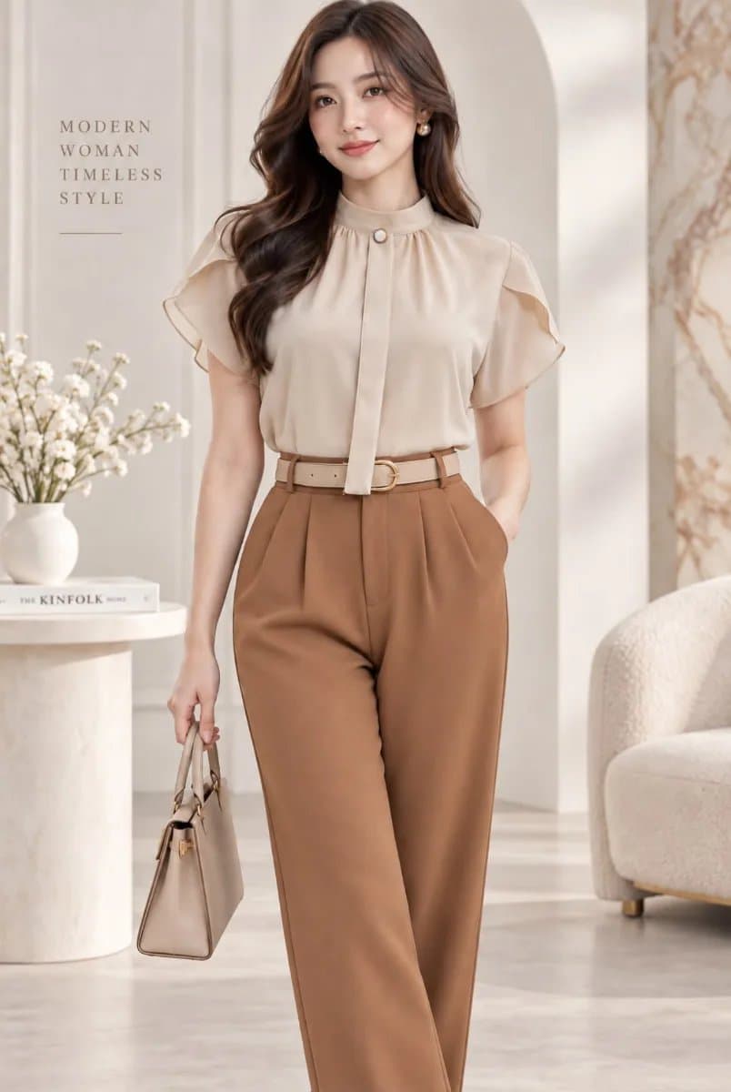 Blusa Regina — Blusa Regina - Hueso - L