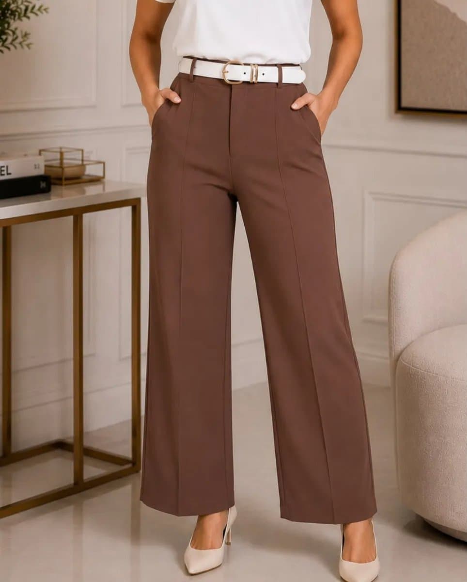 Pantalon Zara — Pantalon Zara - Marrón - M