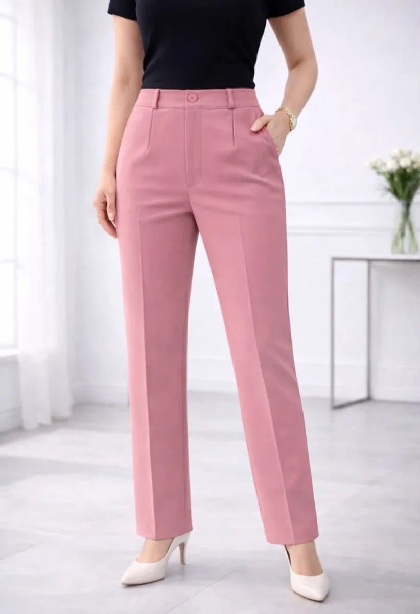 Pantalon Clasico — Pantalon Clasico - Palo rosa - S