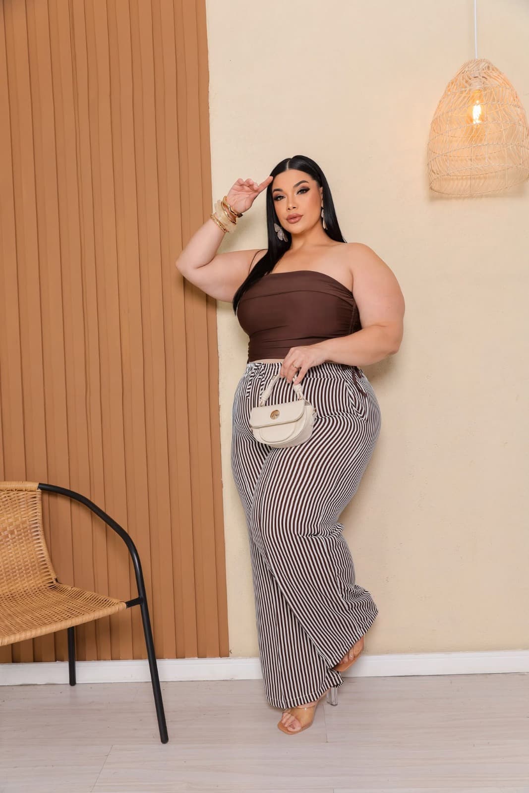 PANTALONA DUNA — Estampado listrado / G1