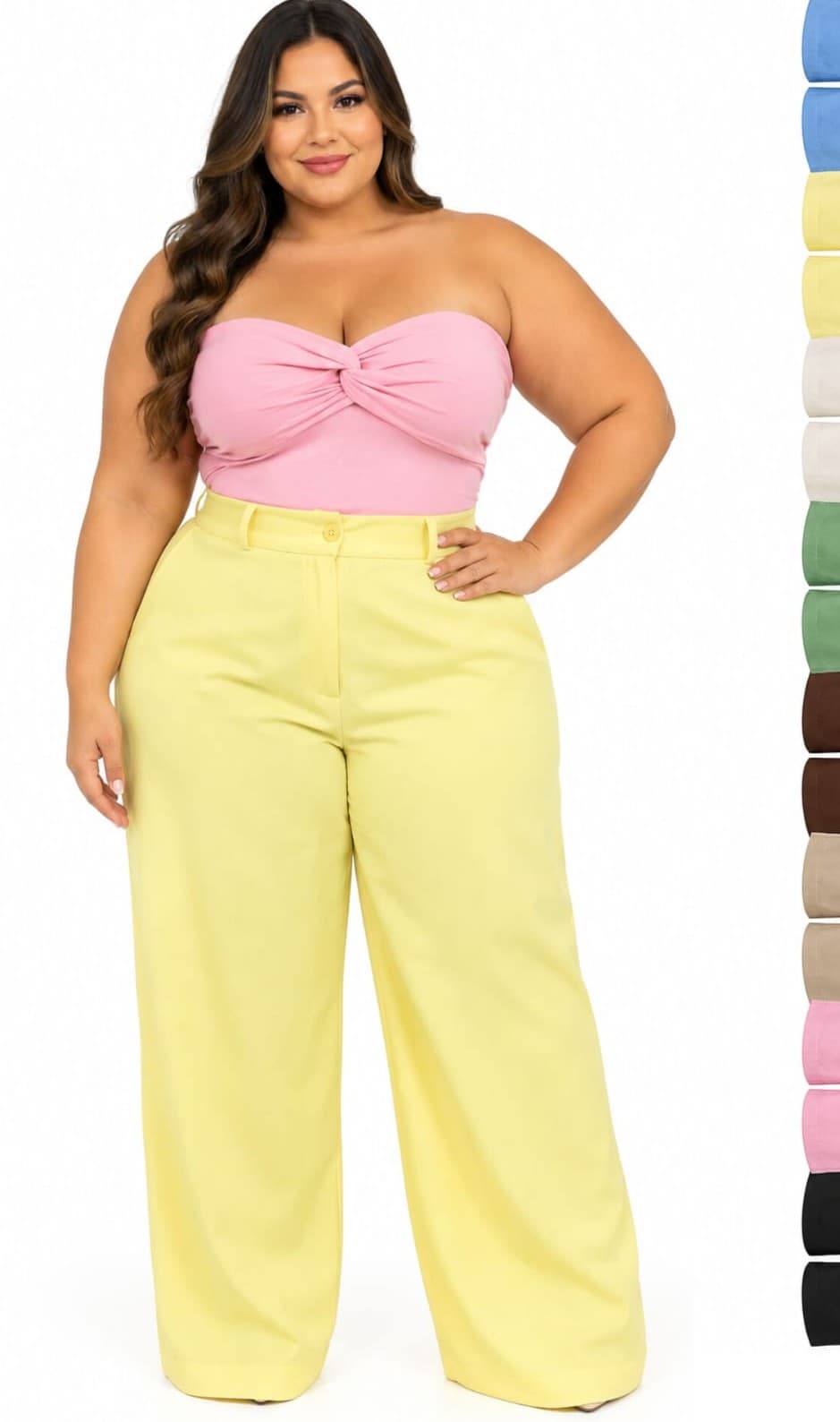 pantalona alfaiataria premion — Amarelo / G1