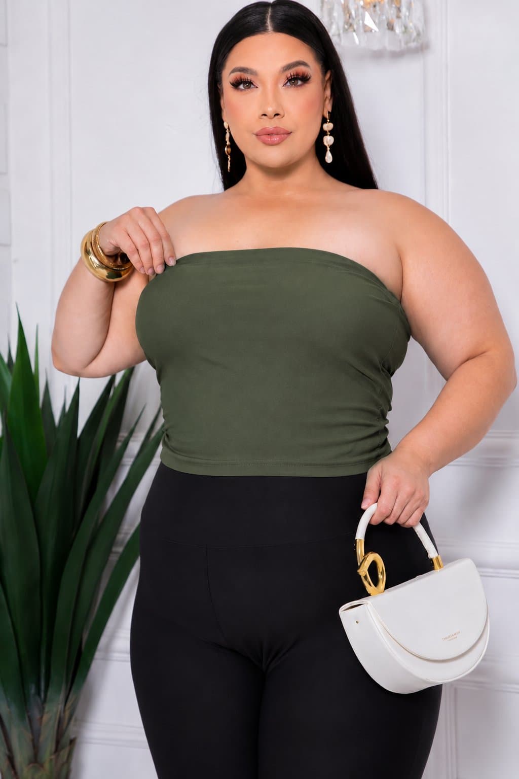 TOP LUIZA — Verde militar
