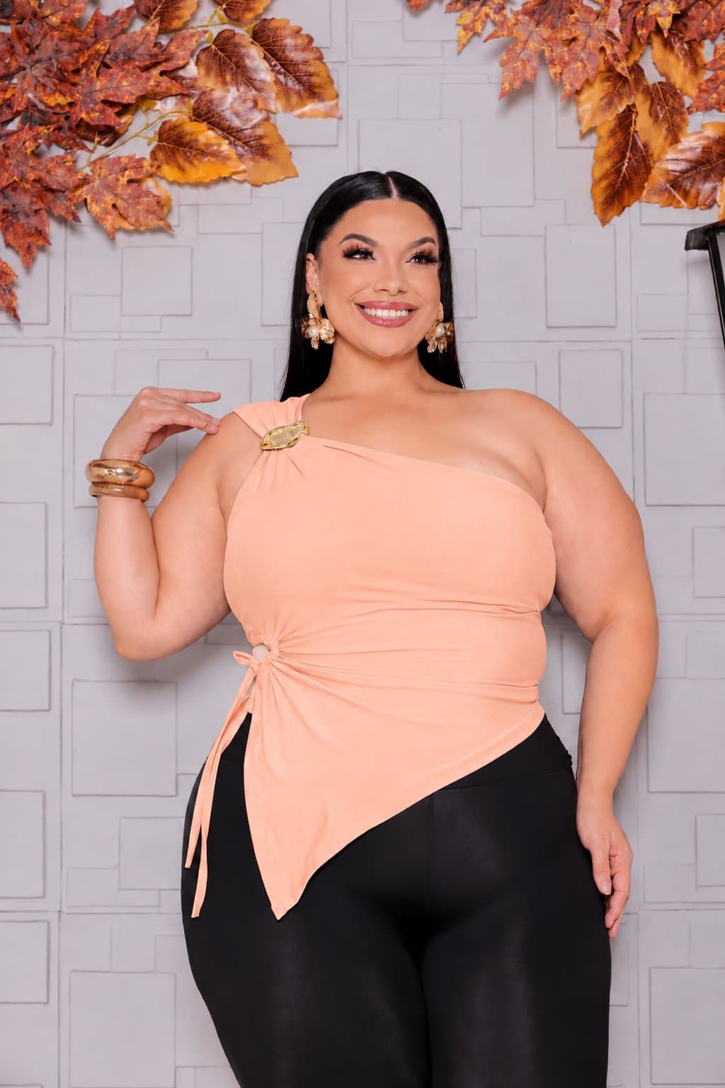 BLUSA LUANA — Pêssego